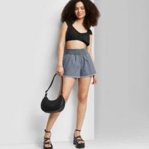 Women's High-Rise Woven Pull-On Shortsz